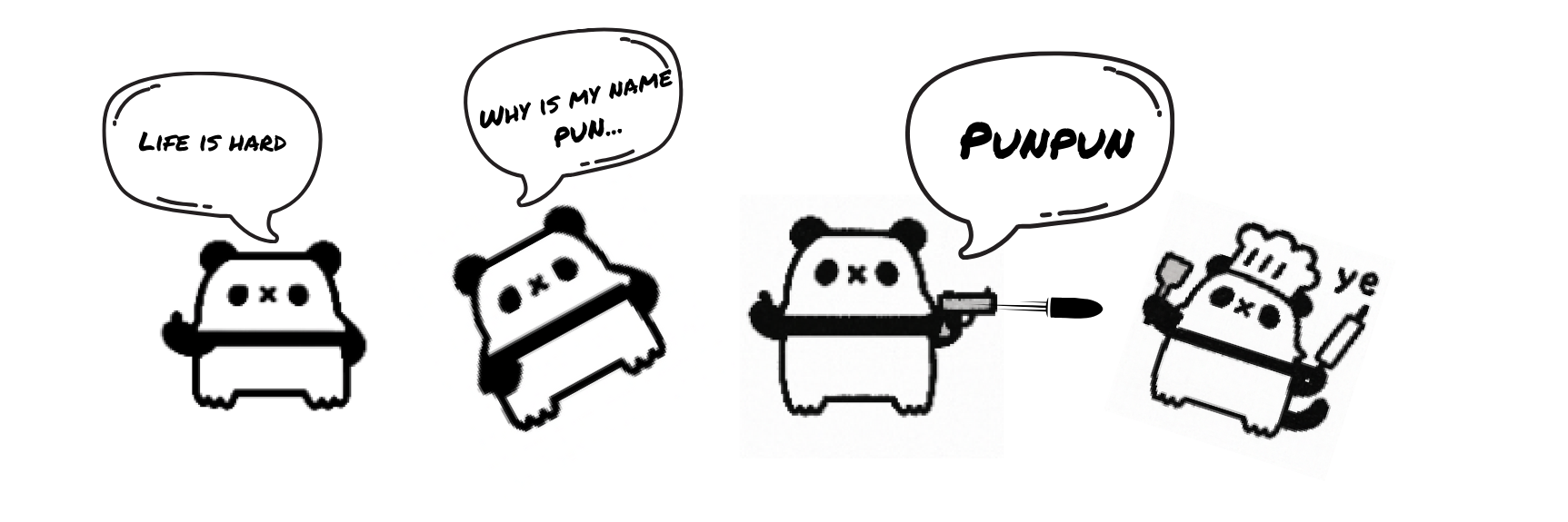 Pun Panda Banner
